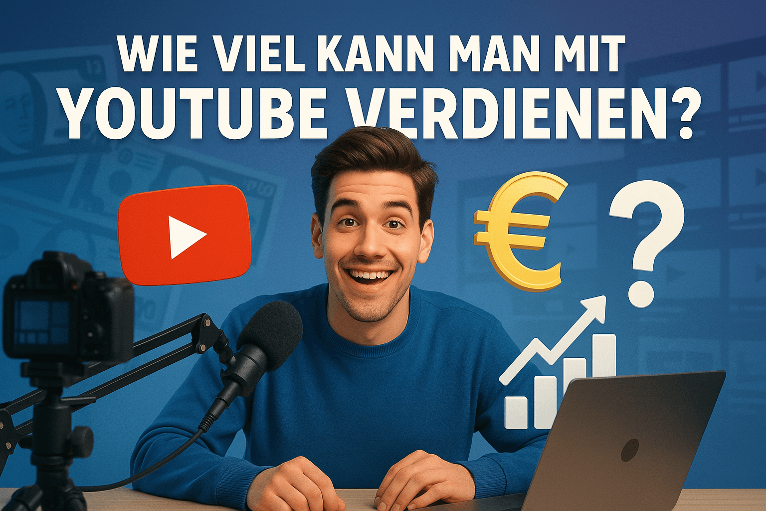 YouTube-creator voor het dashboard met analyses en monetisatie
